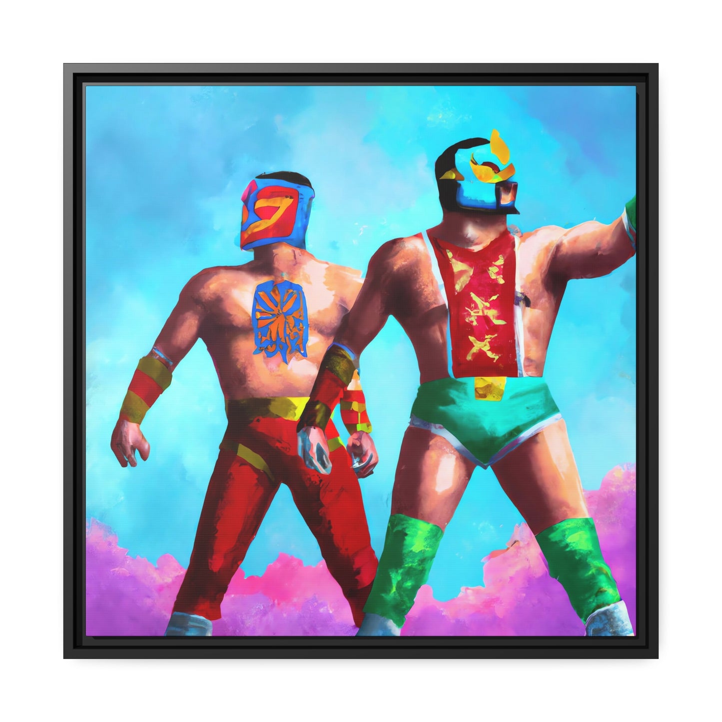 Salvador Diaz - Framed Canvas