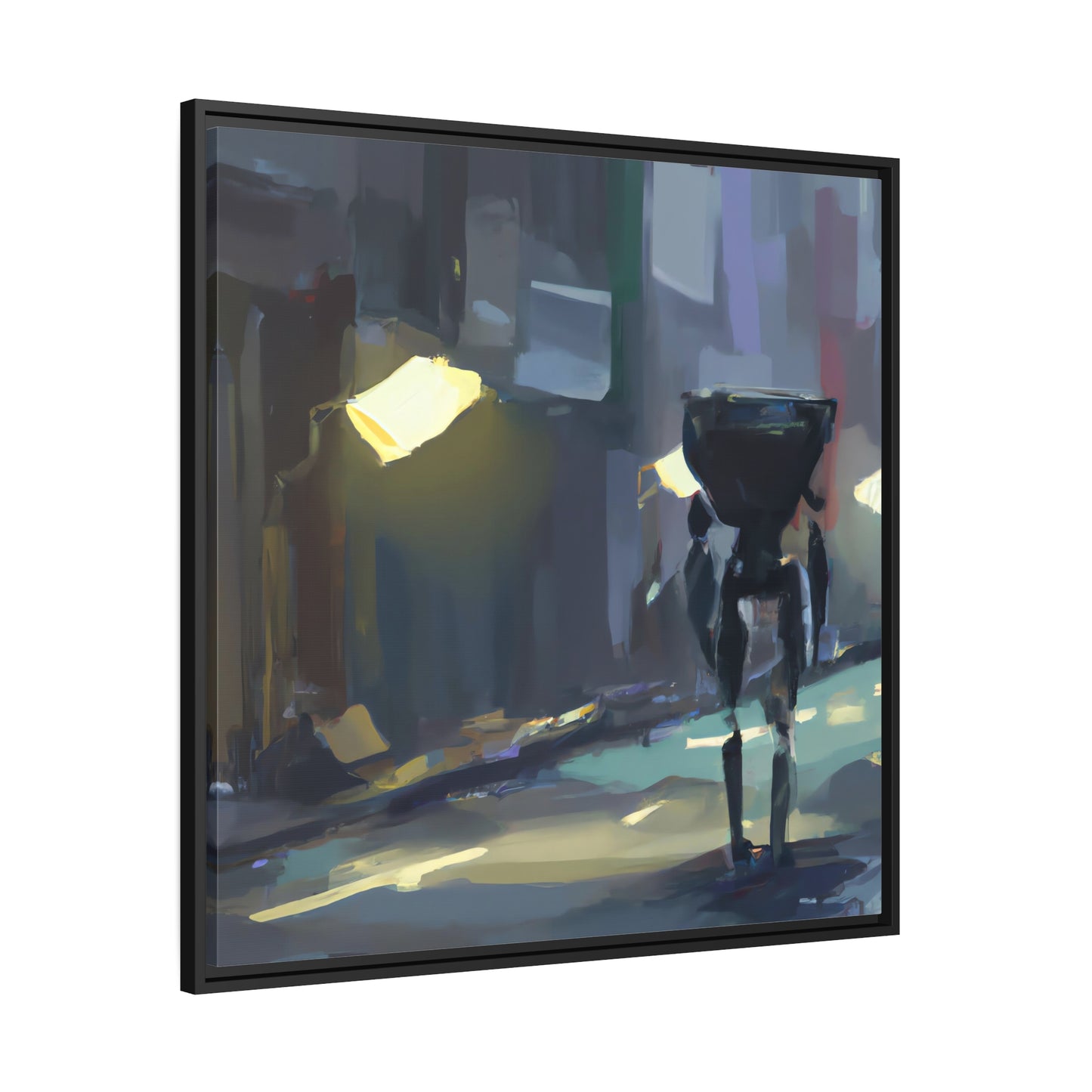 Iris Primavera - Framed Canvas
