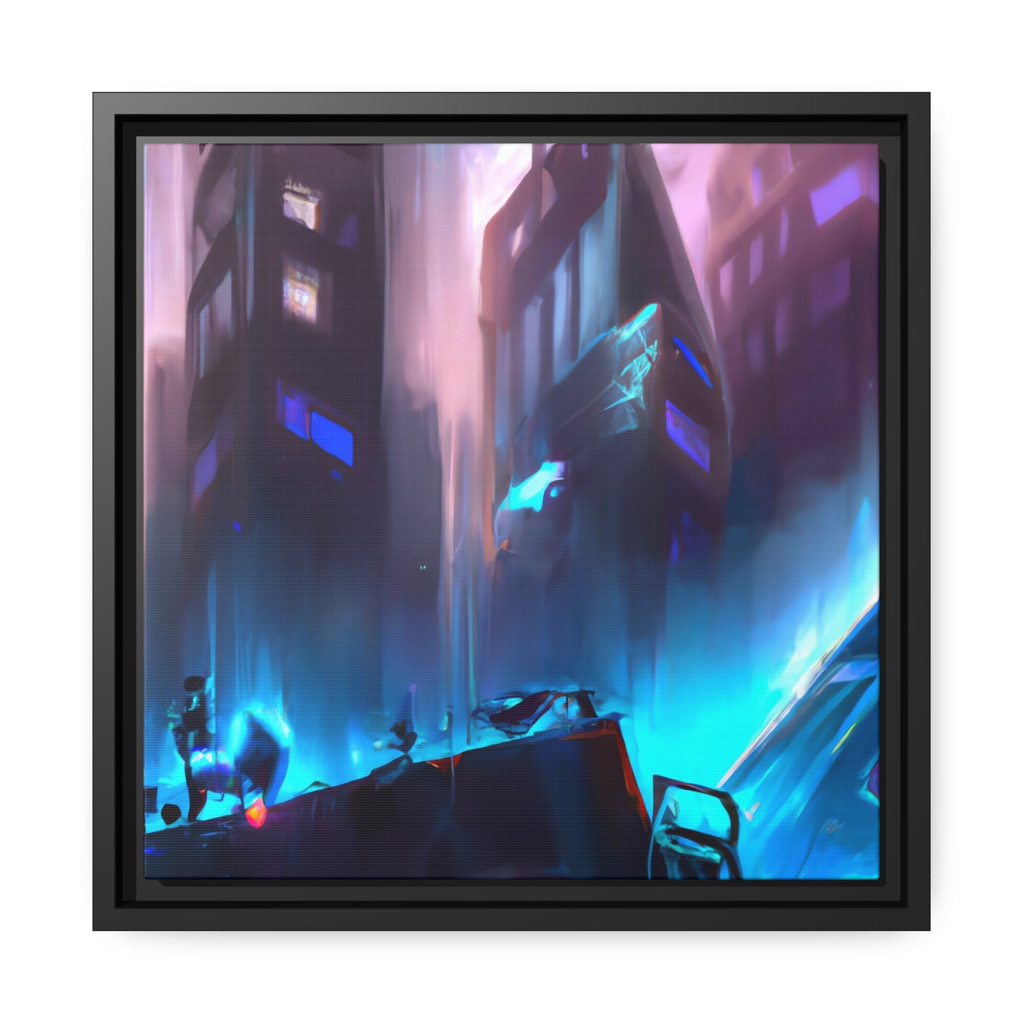 Vincent Van Gibson - Framed Canvas