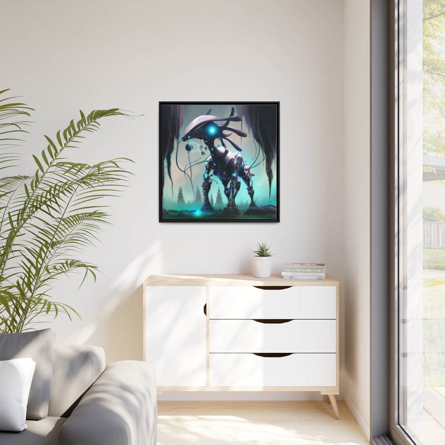 Brigitte Tristar – Gerahmte Leinwand