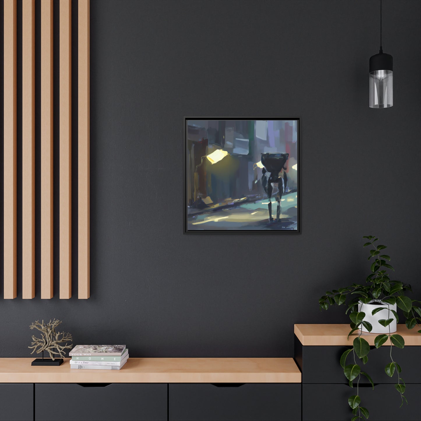 Iris Primavera - Framed Canvas