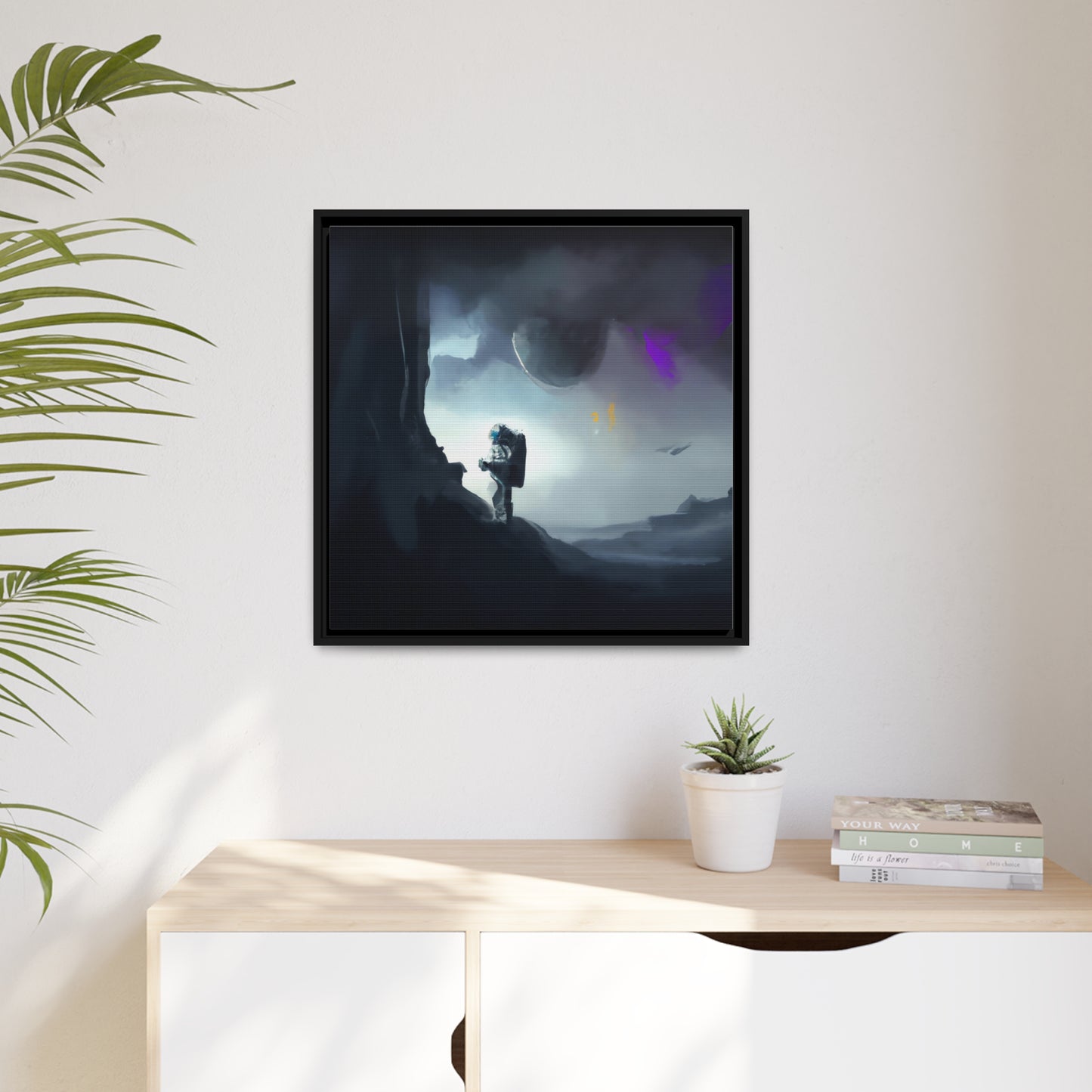 Edwin Forrest Moore - Framed Canvas