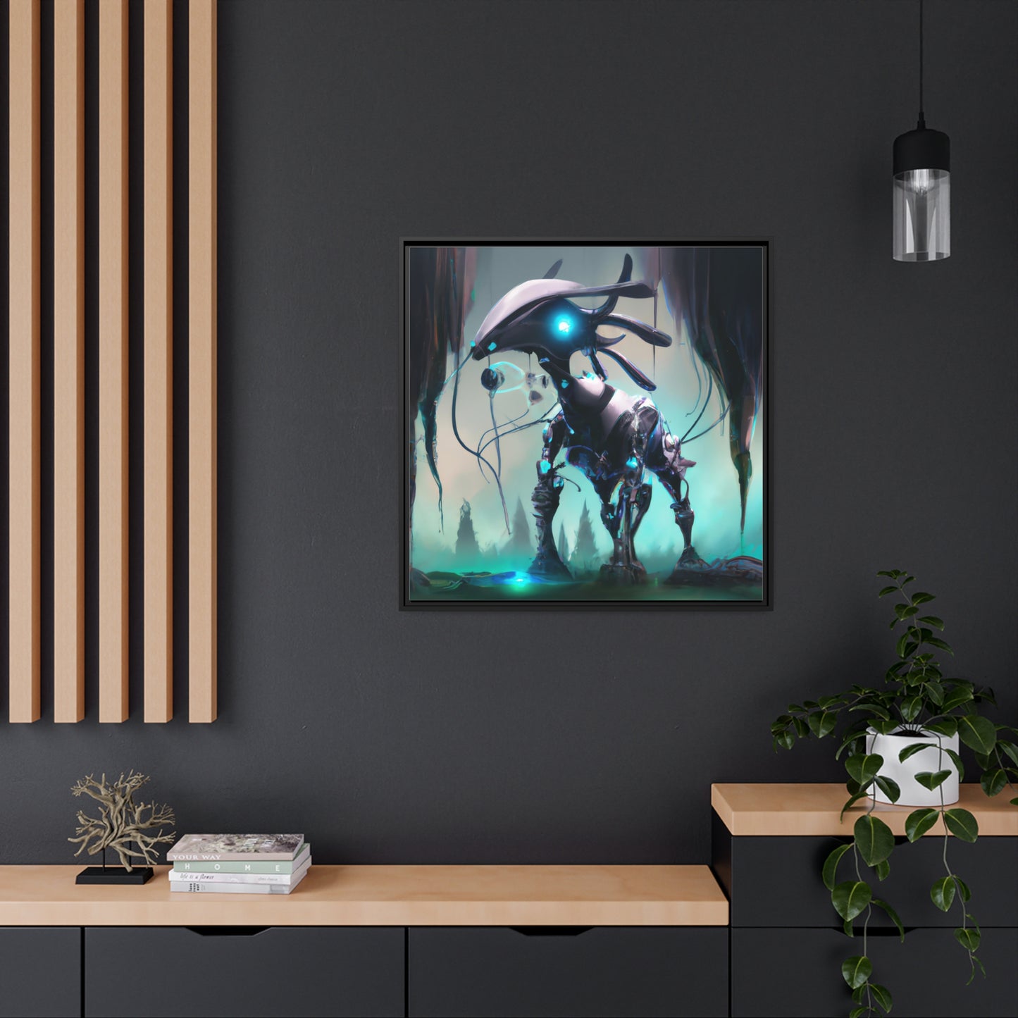 Brigitte Tristar – Gerahmte Leinwand