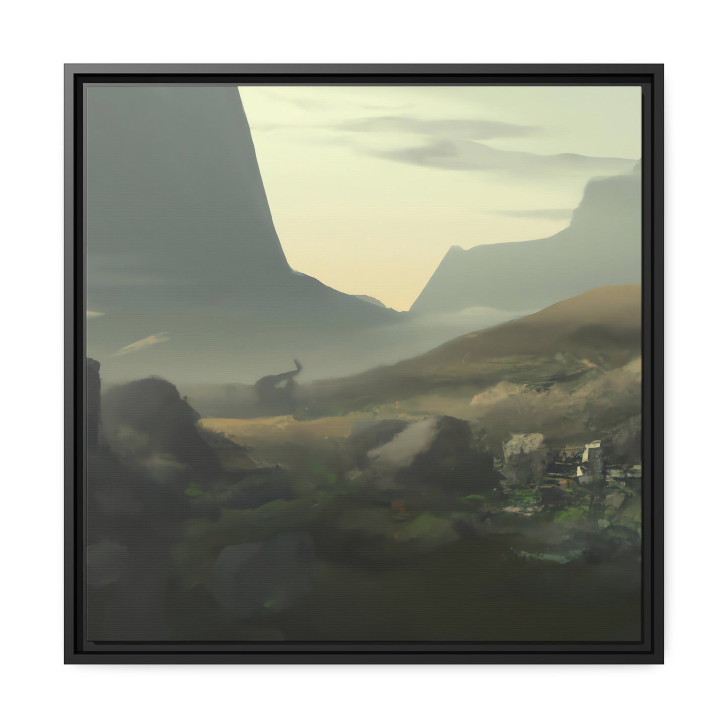 John William Turner - Framed Canvas