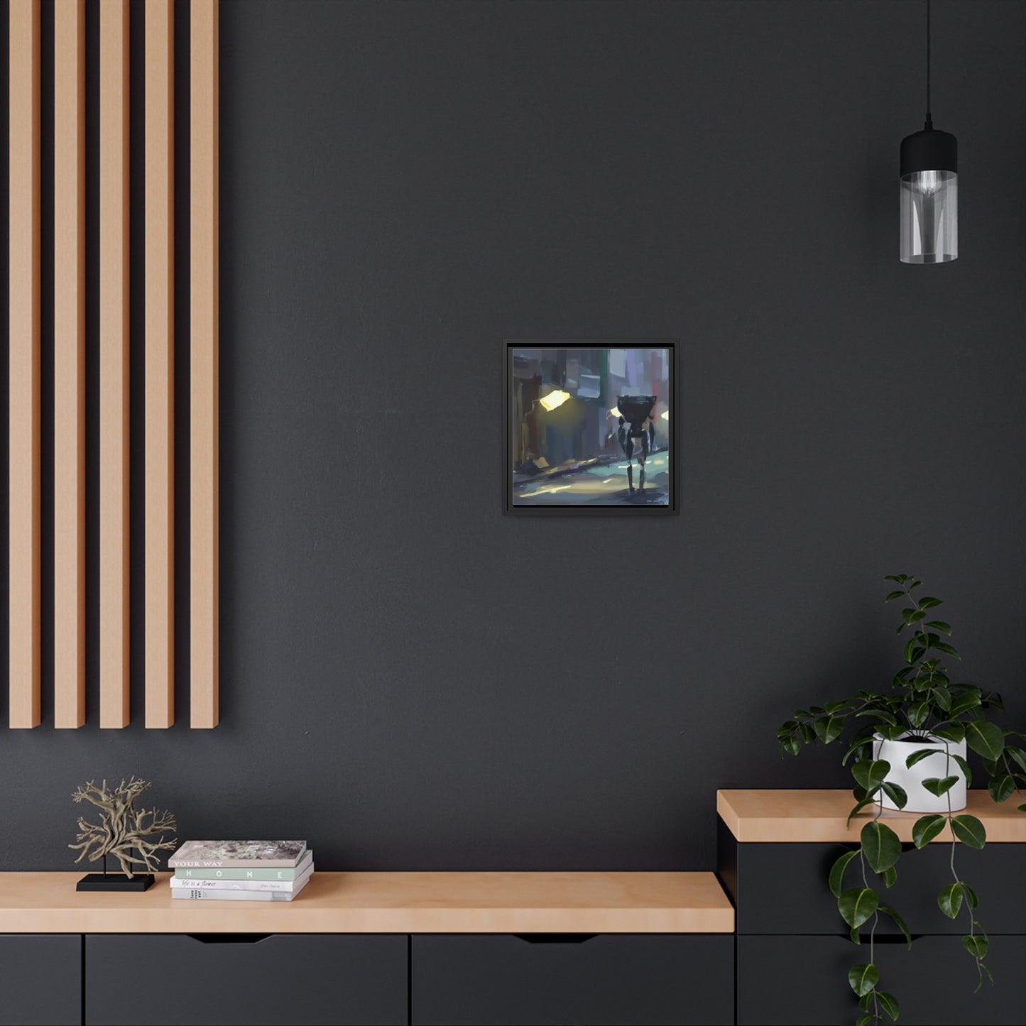 Iris Primavera - Framed Canvas