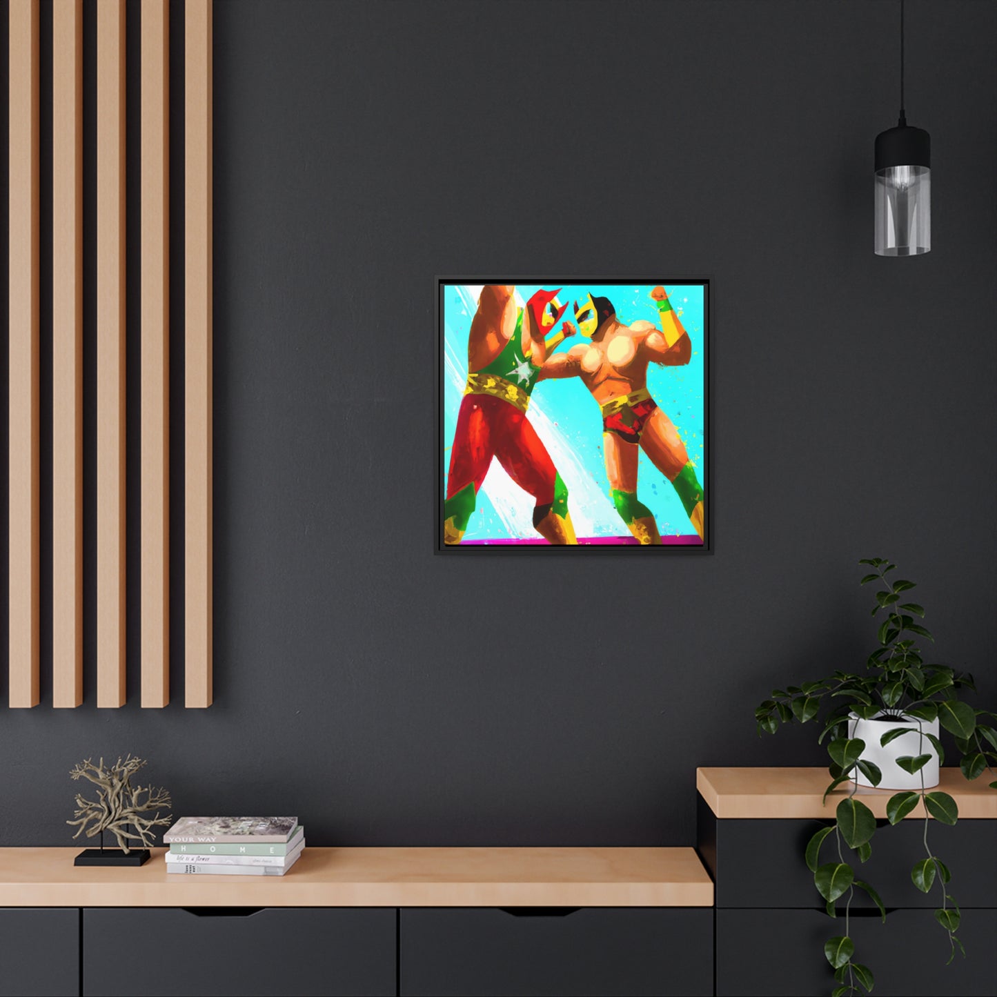 Carlos Rivera Santos - Framed Canvas