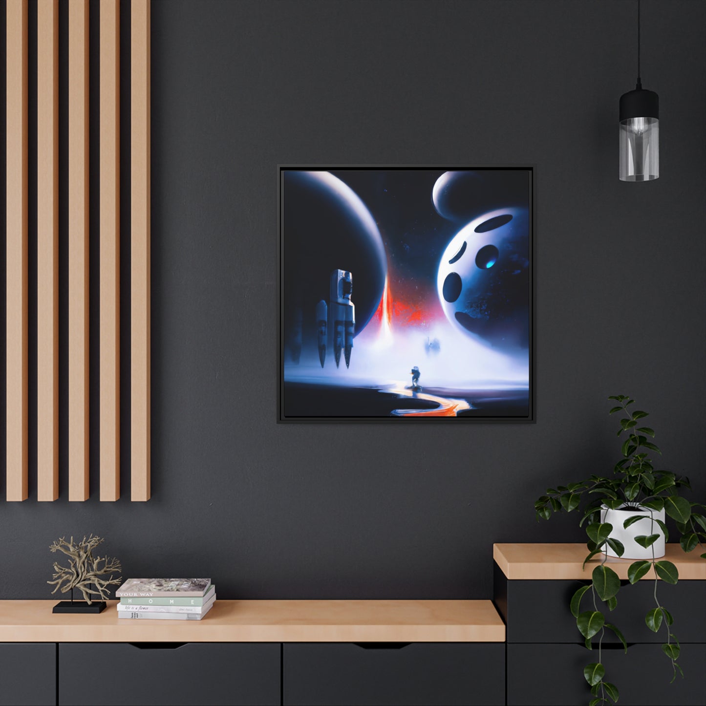 Hester Evergreen - Framed Canvas