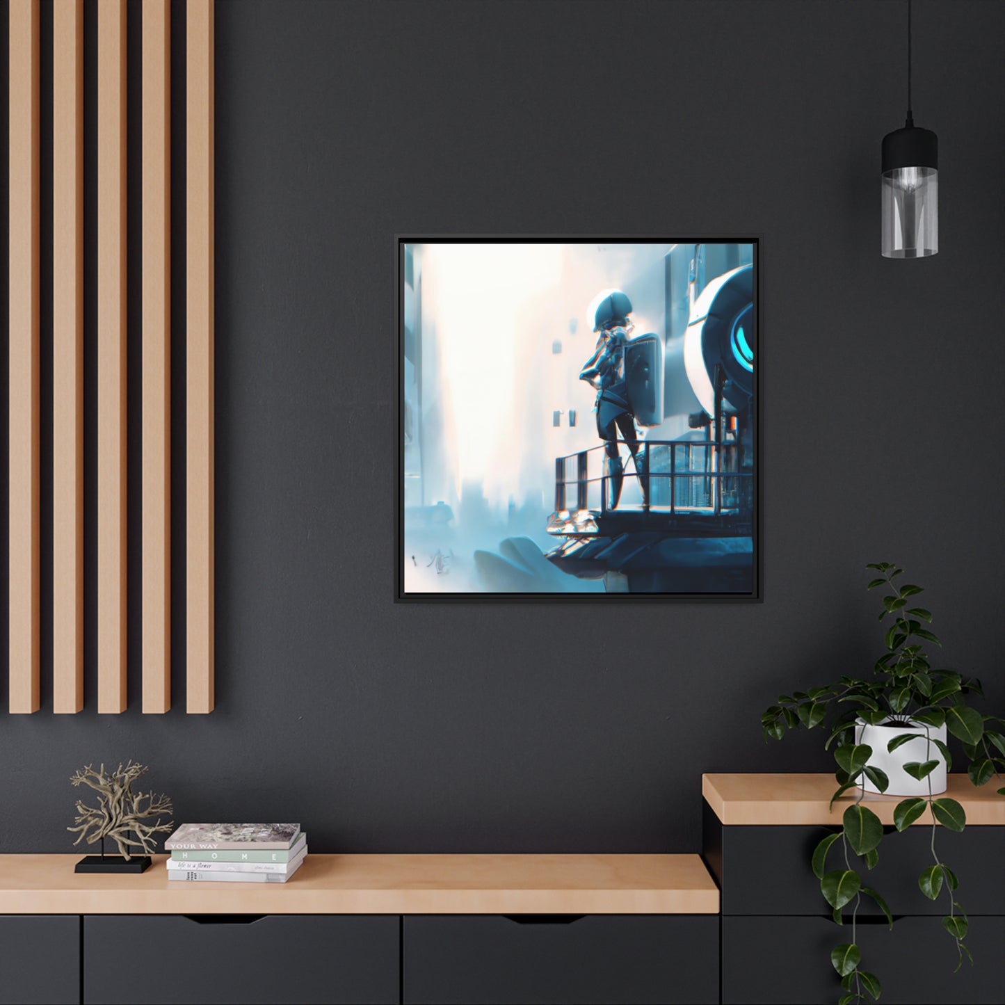 Harrison Pintor - Framed Canvas