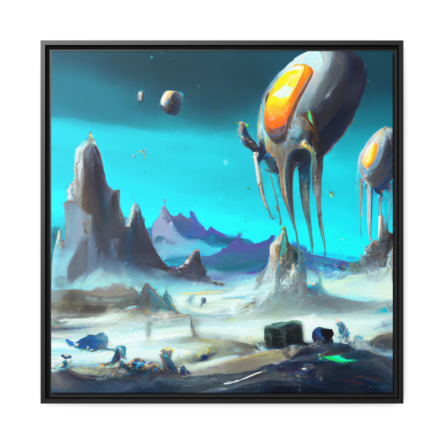 Juliette Monet - Framed Canvas