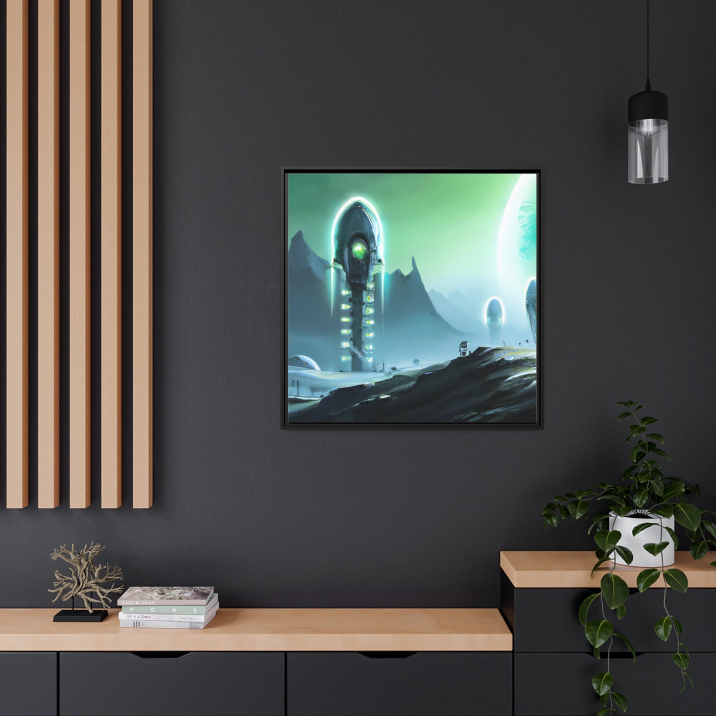 Humphrey Chalker - Framed Canvas