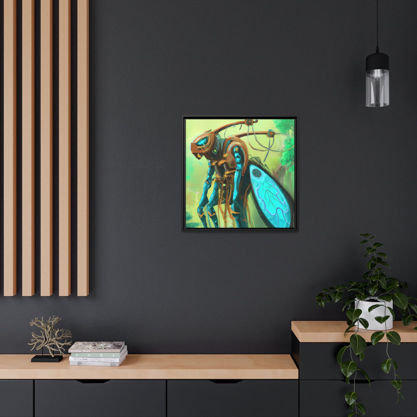 Zane Silverstone - Framed Canvas