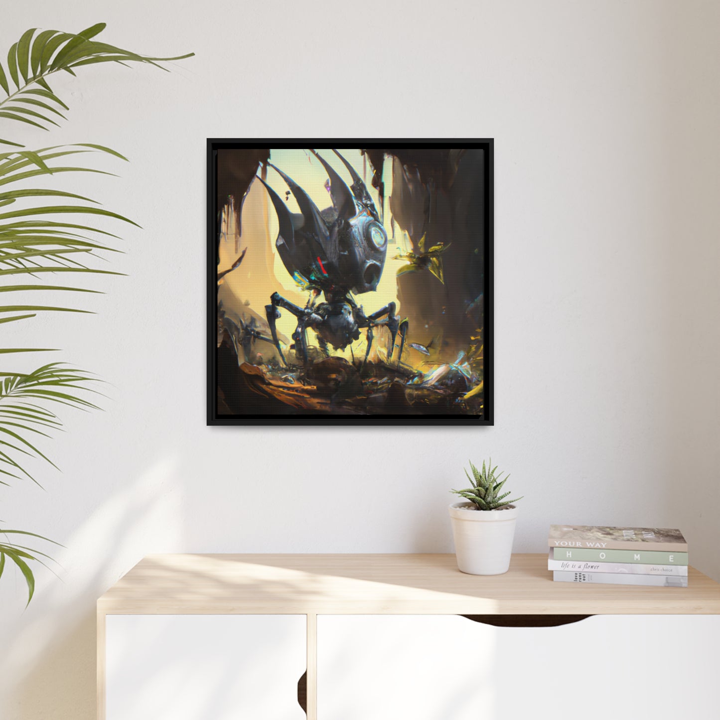 Aurora zSplash - Framed Canvas