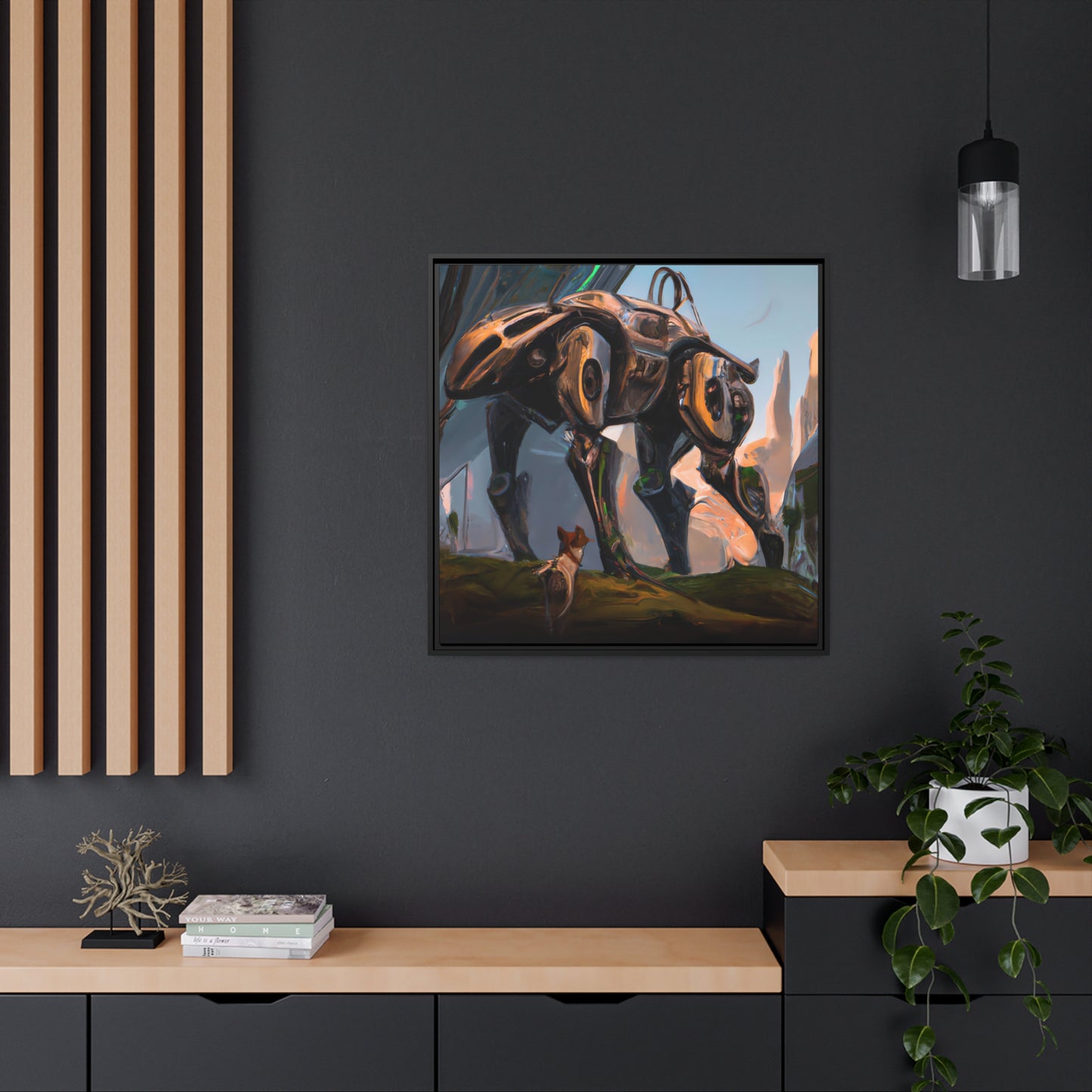 Fynn Veressen – Gerahmte Leinwand