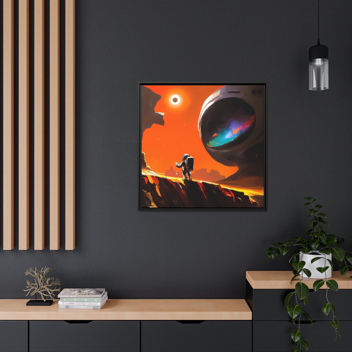 Elsie Whitman - Framed Canvas