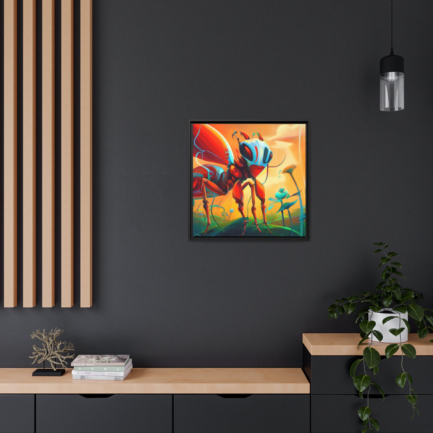 Victor Monet - Framed Canvas