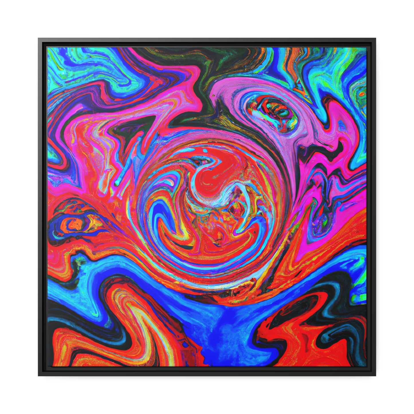 Johannes Abendroth - Framed Canvas