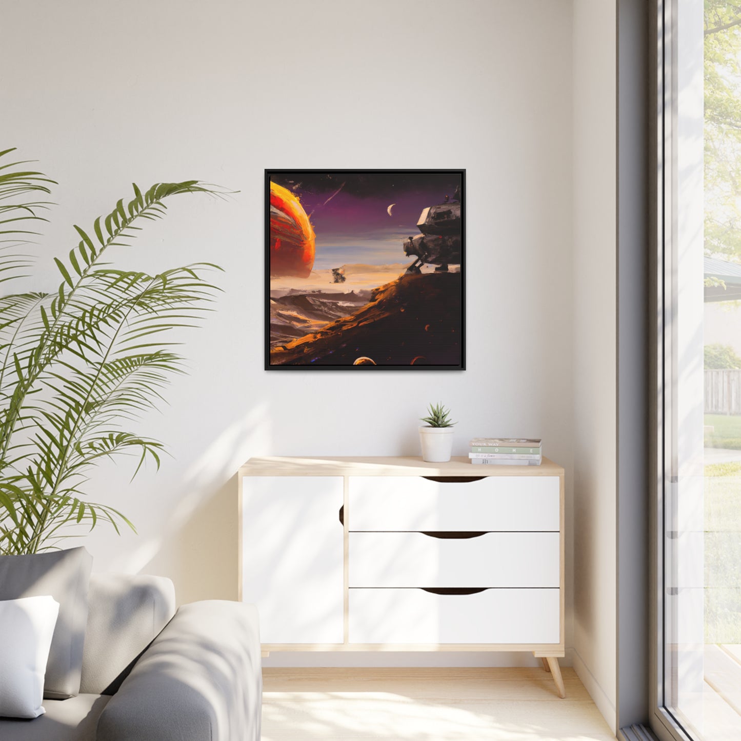 Adelaide Montague - Framed Canvas