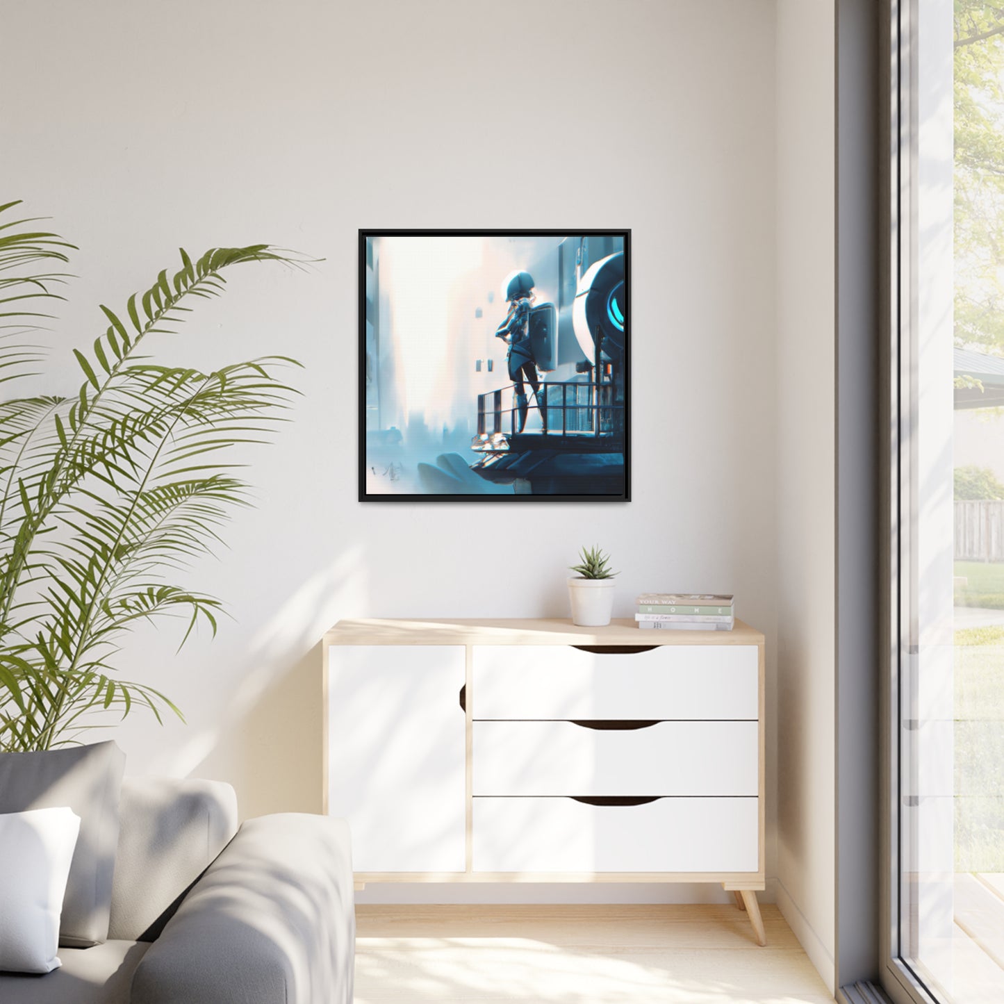 Harrison Pintor - Framed Canvas