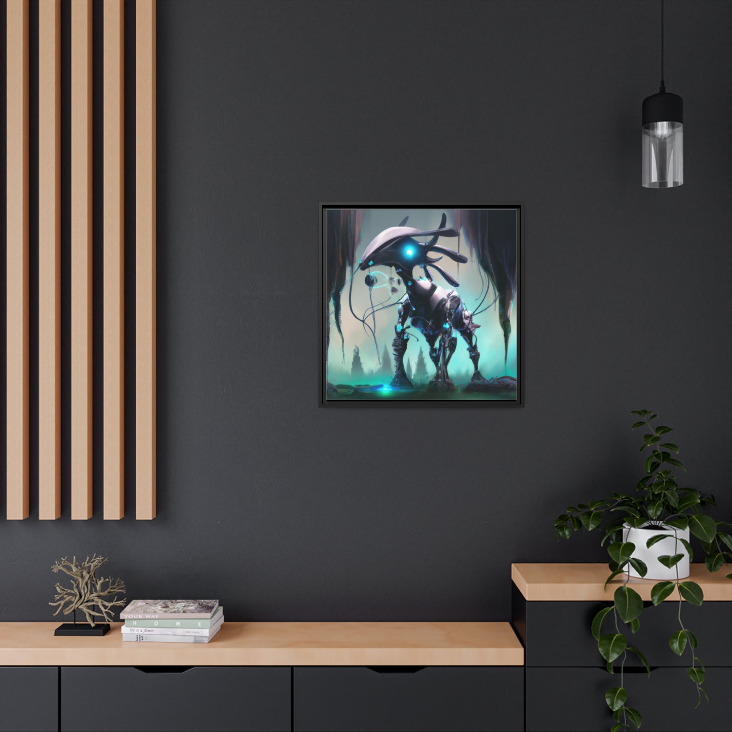 Brigitte Tristar – Gerahmte Leinwand