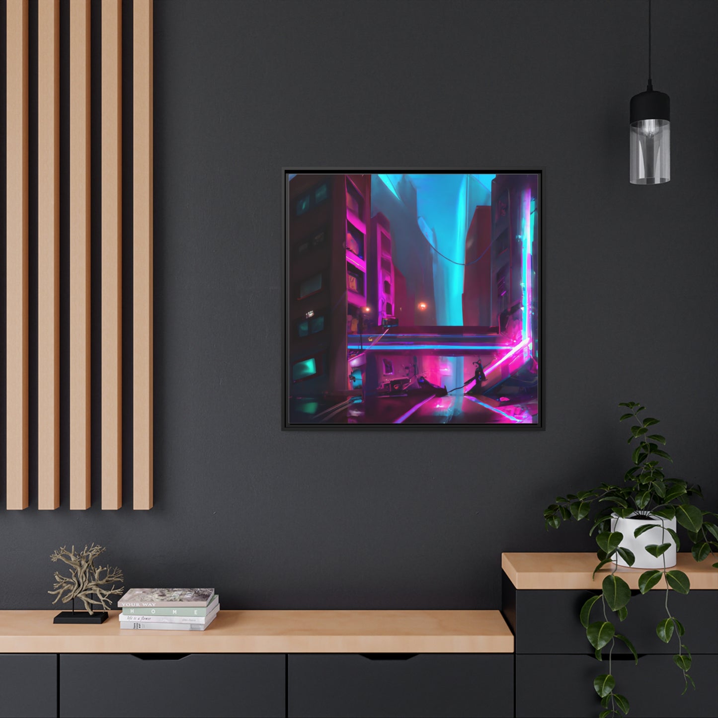 Charles Edward Street - Framed Canvas