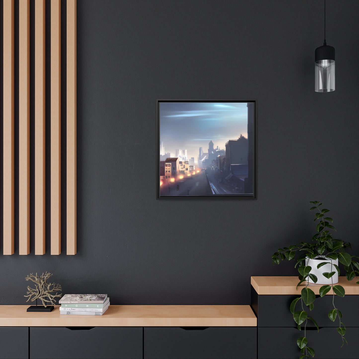 Theodor Dentzler - Framed Canvas