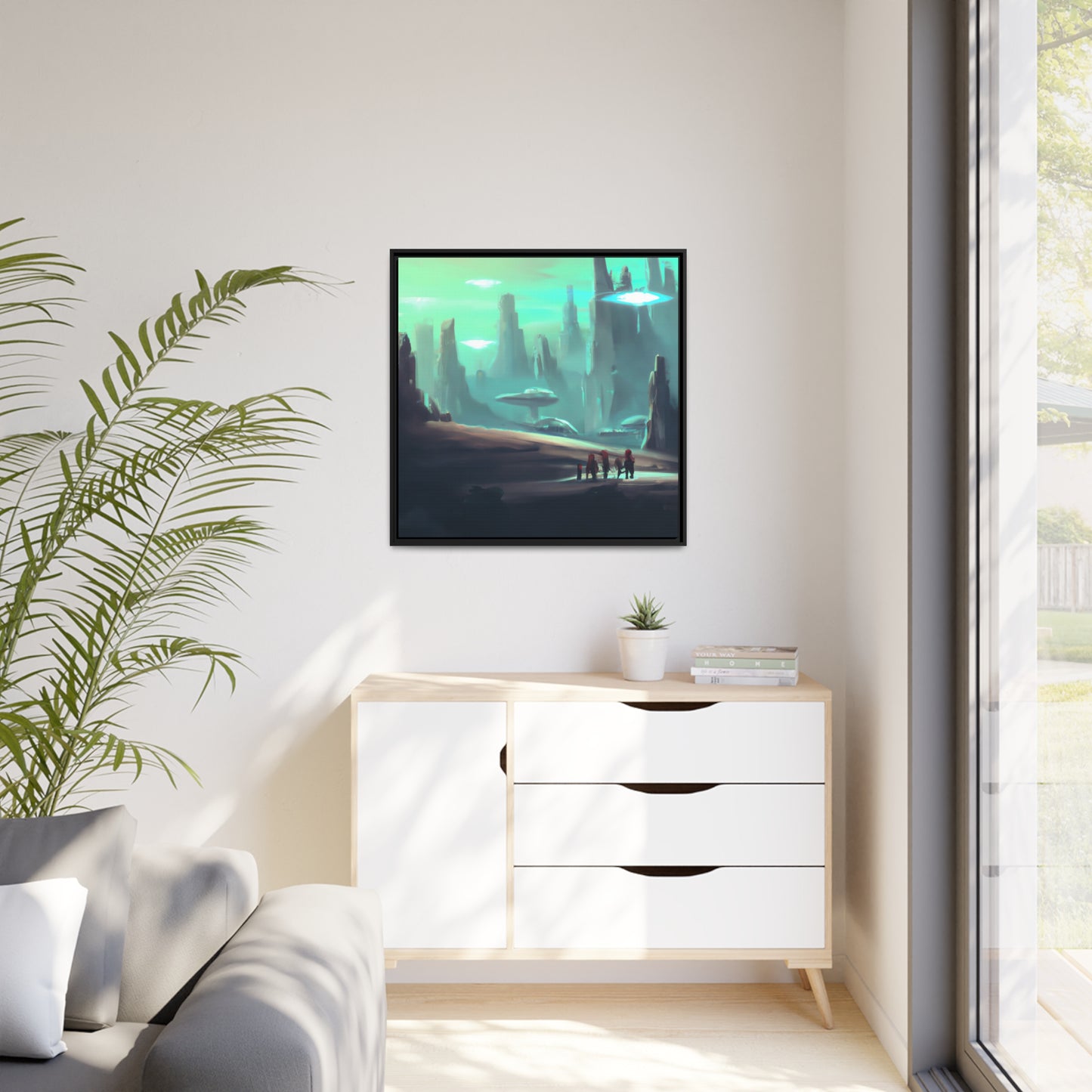 Augustus Rembrandt - Framed Canvas