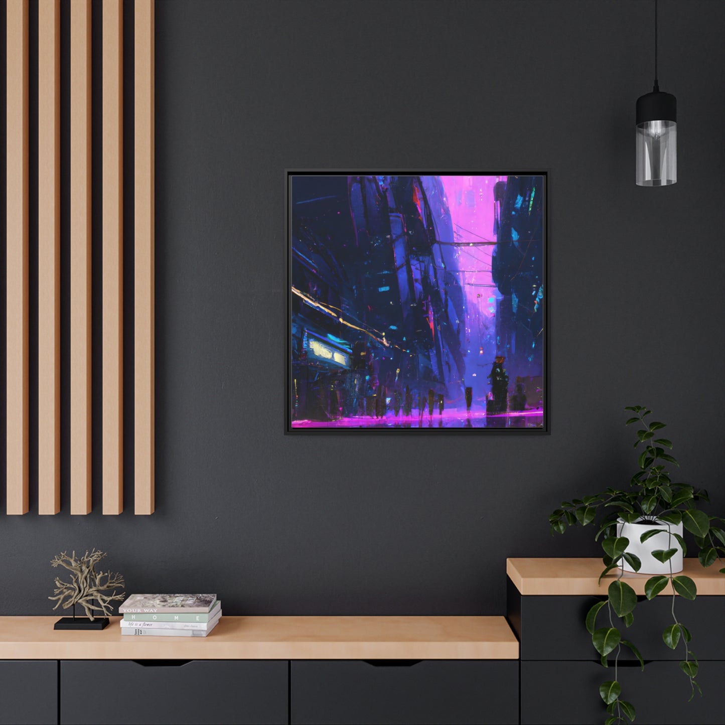 Martha Lillian Brown - Framed Canvas