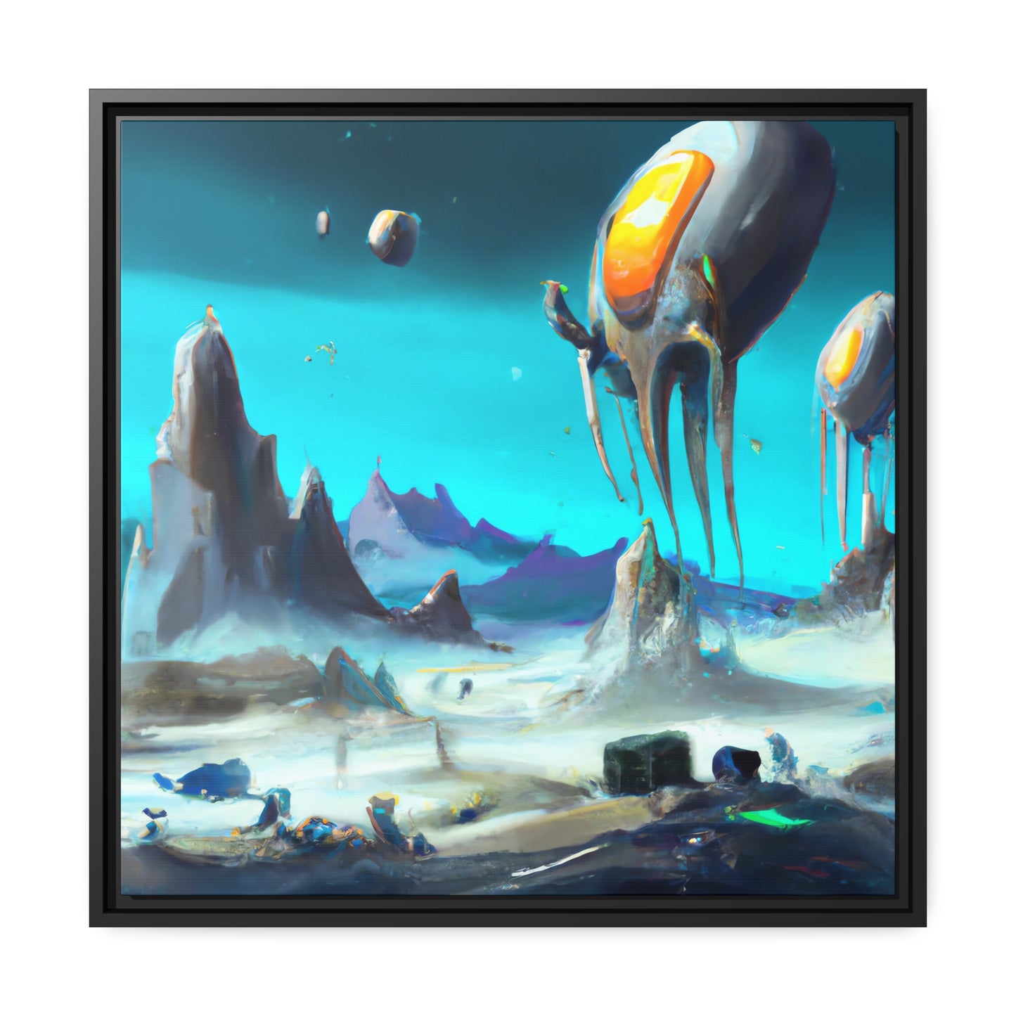 Juliette Monet - Framed Canvas