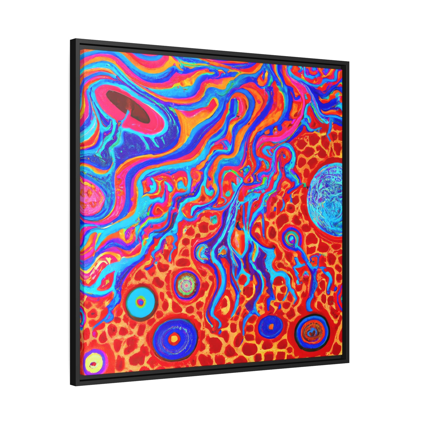 Mona Delacroix - Framed Canvas