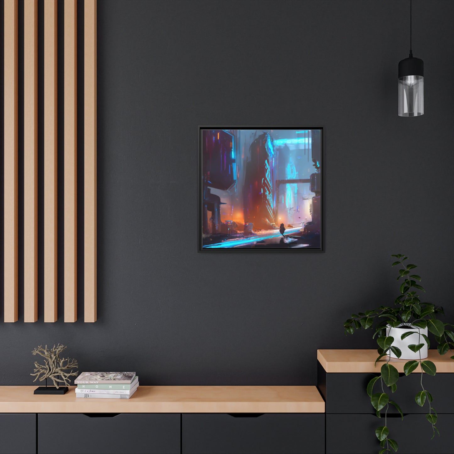 Odette Laurent - Framed Canvas