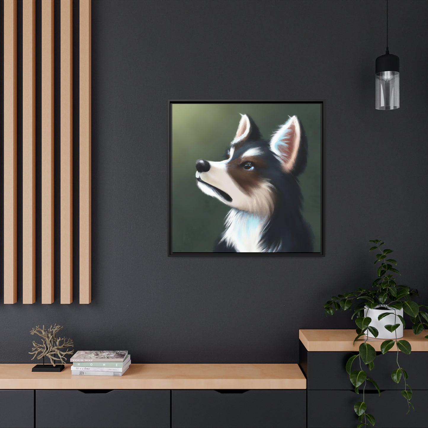 Johannes Amsel - Framed Canvas