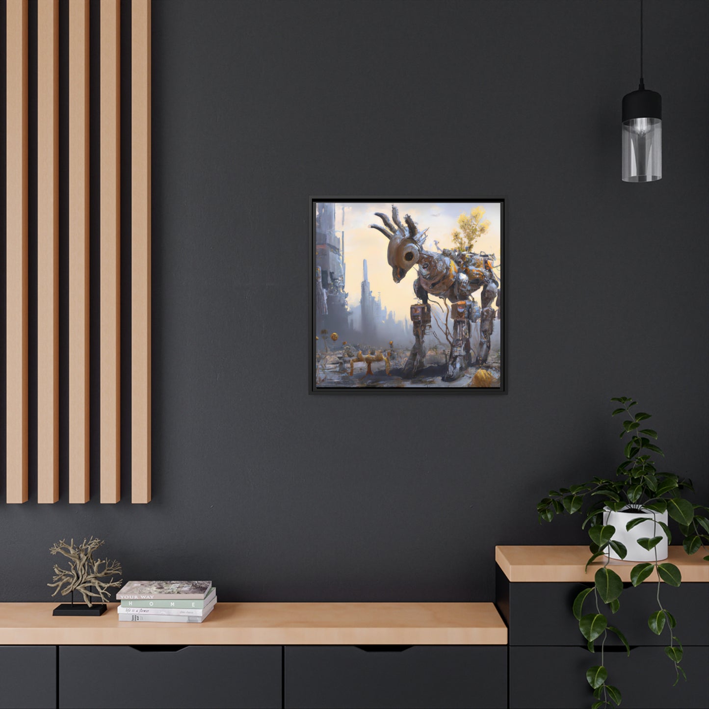 Aurancius Creasence - Framed Canvas