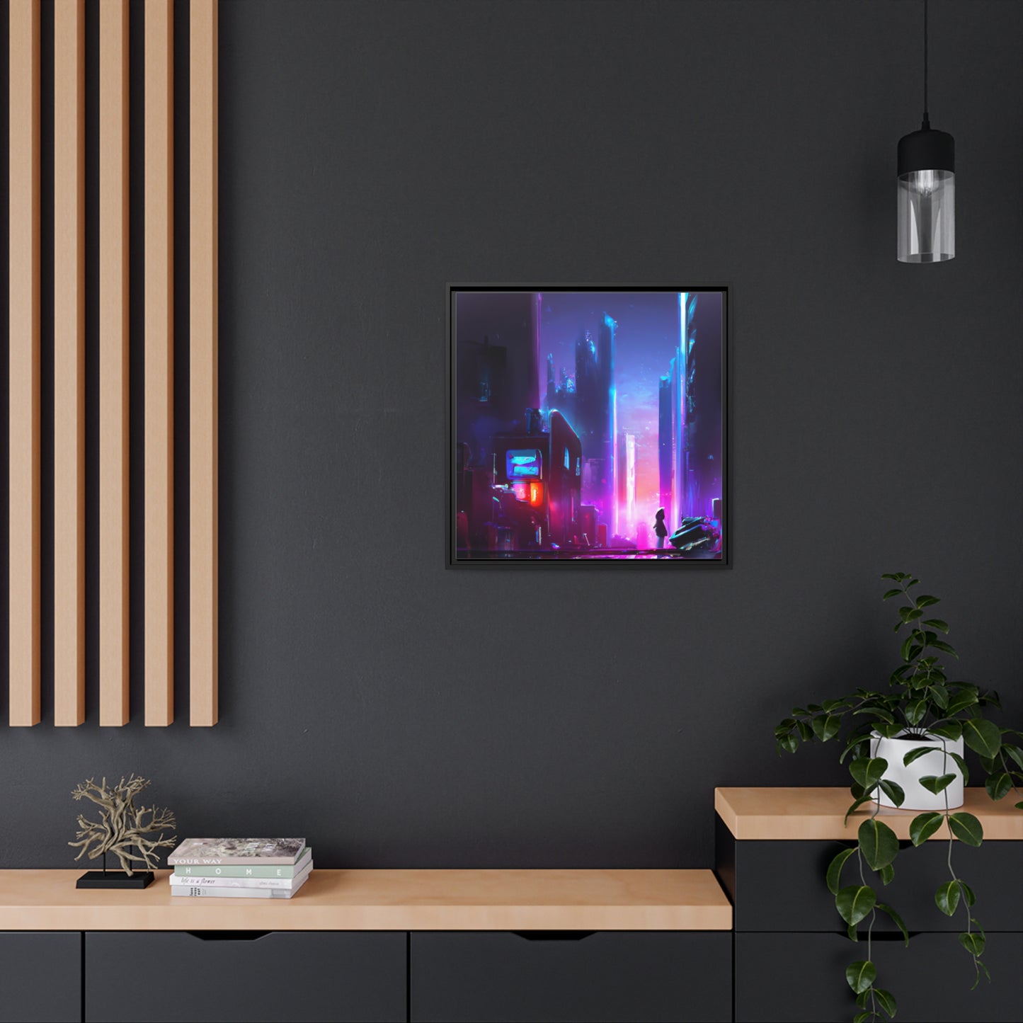 Hermann Ludwig Frost - Framed Canvas