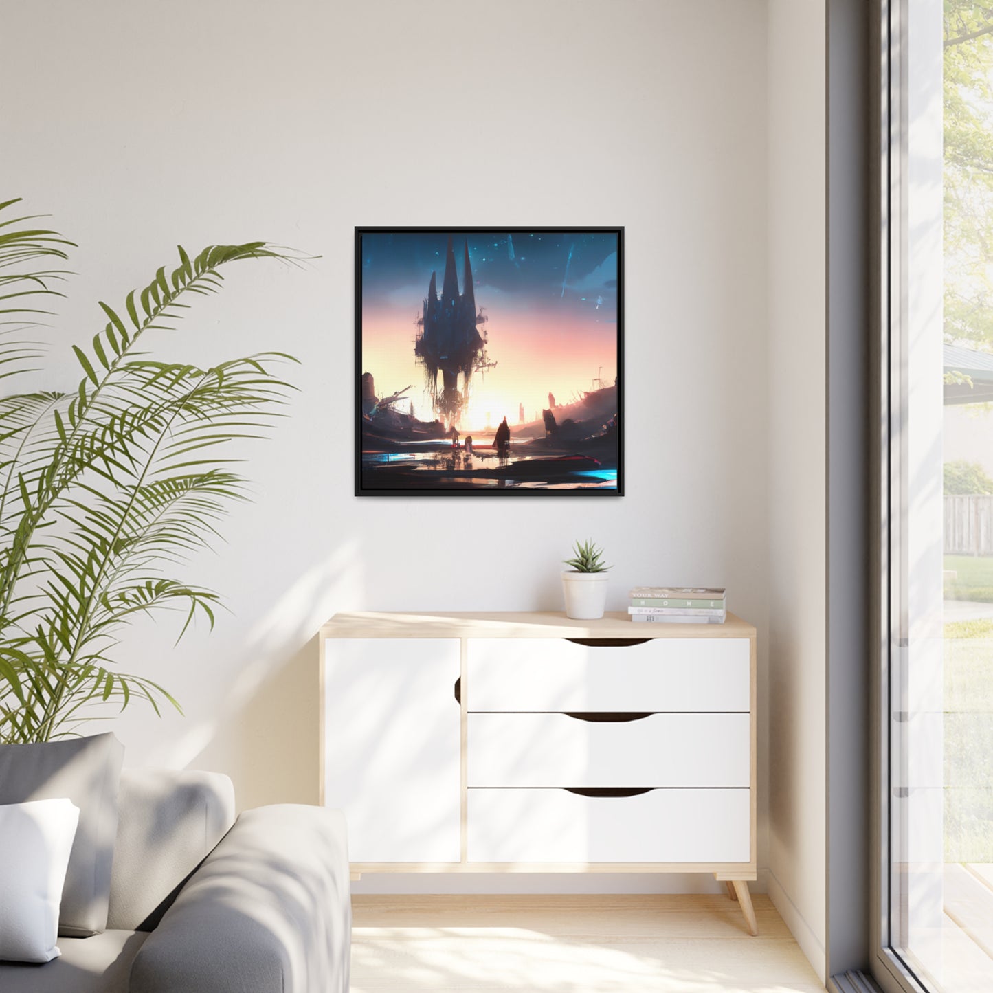 Jacqueline Dupont - Framed Canvas