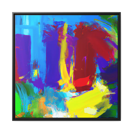 Olivette Grey - Framed Canvas