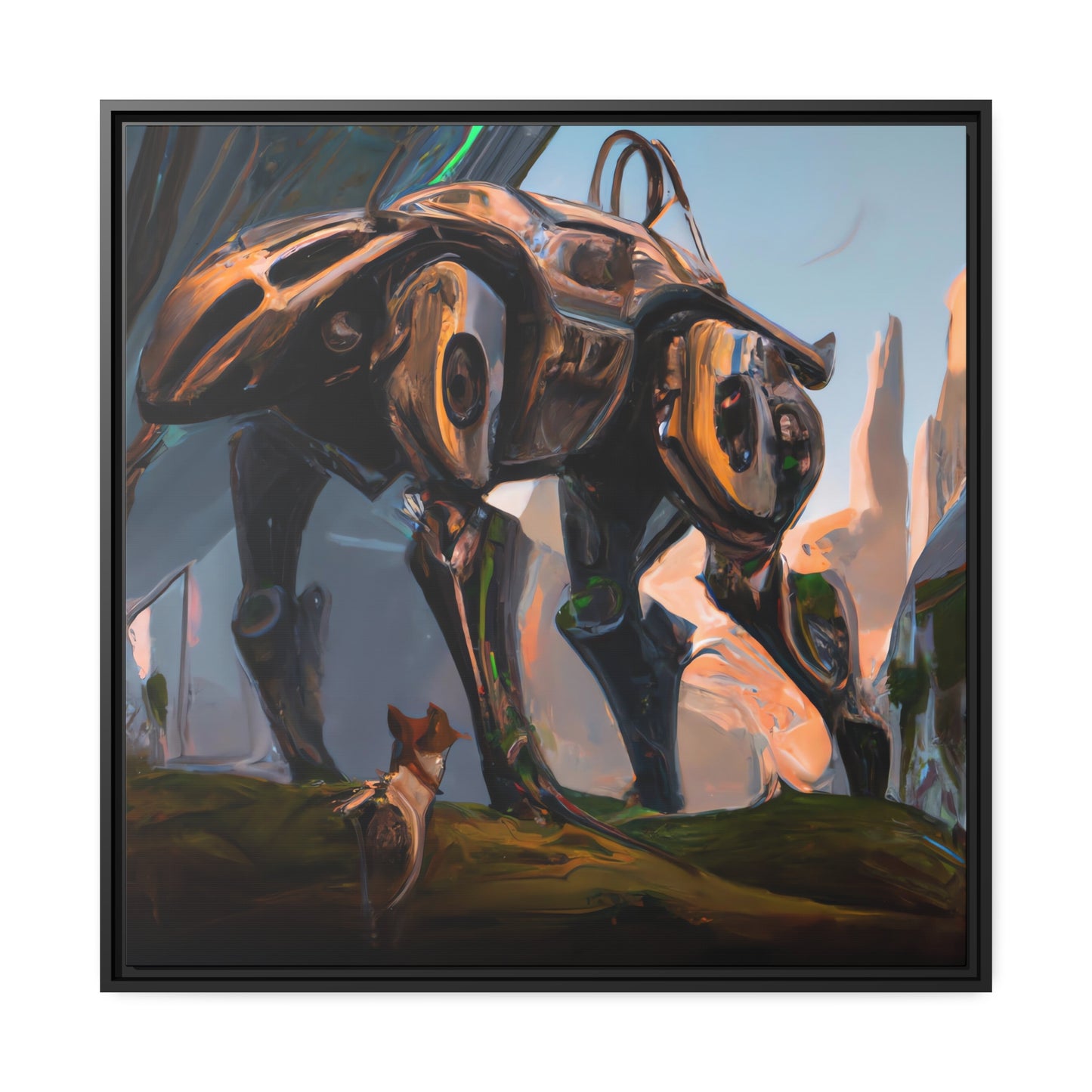 Fynn Veressen – Gerahmte Leinwand