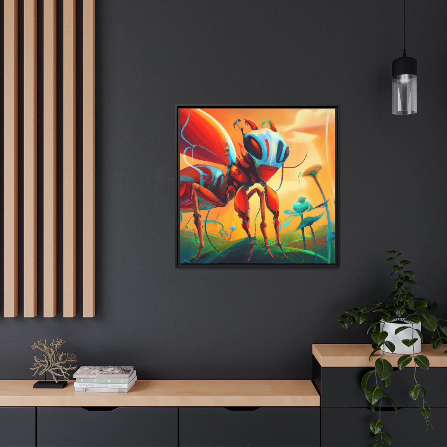 Victor Monet - Framed Canvas