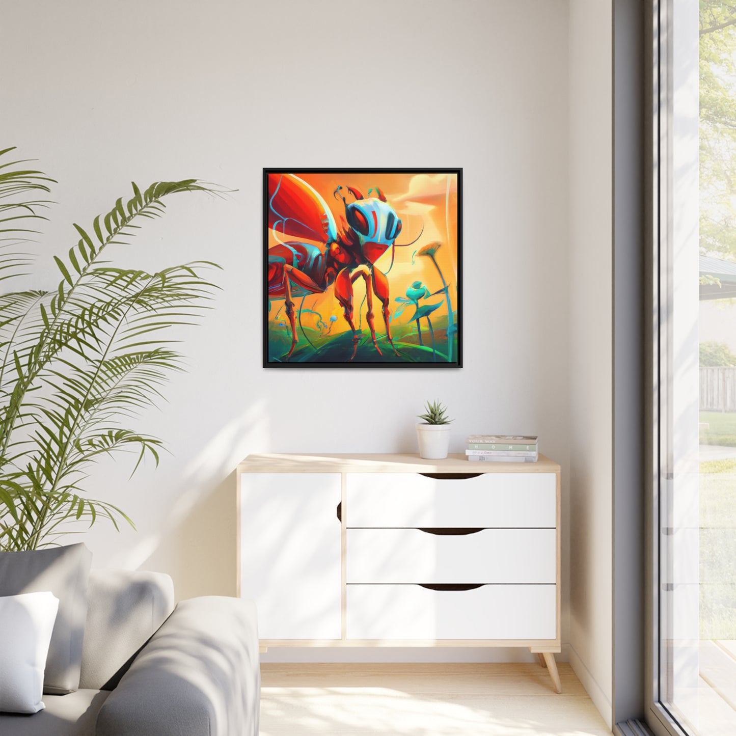 Victor Monet - Framed Canvas