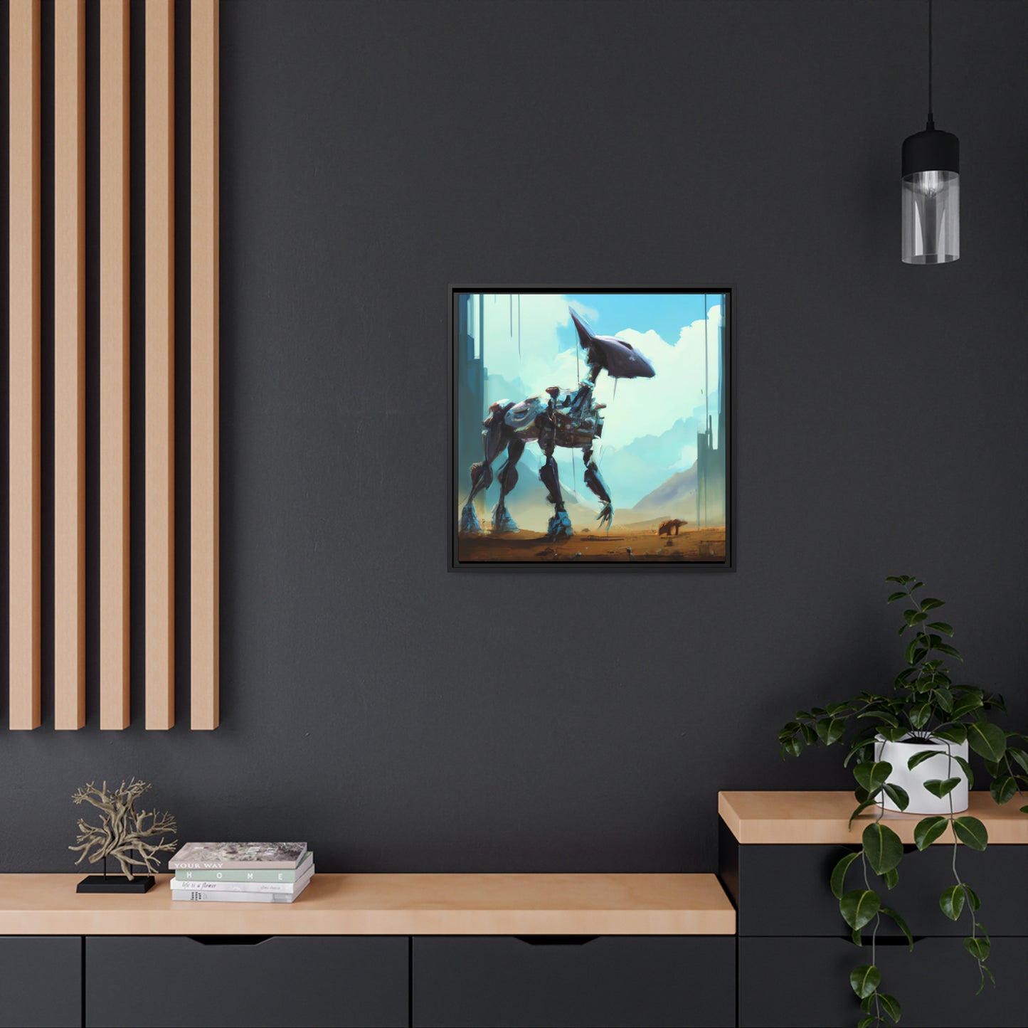 Solaris Phosphoriferous - Framed Canvas