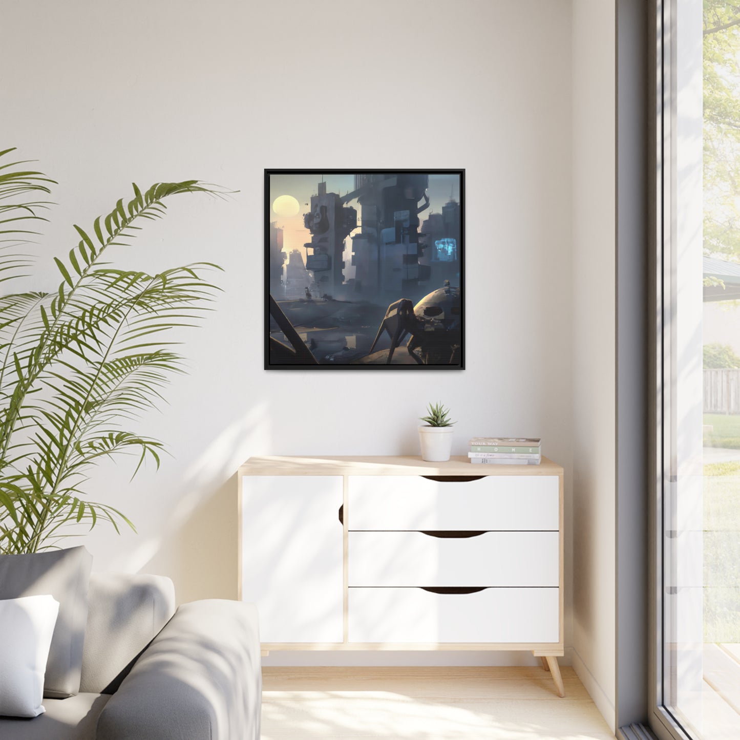 Mona Lisa Marshall - Framed Canvas