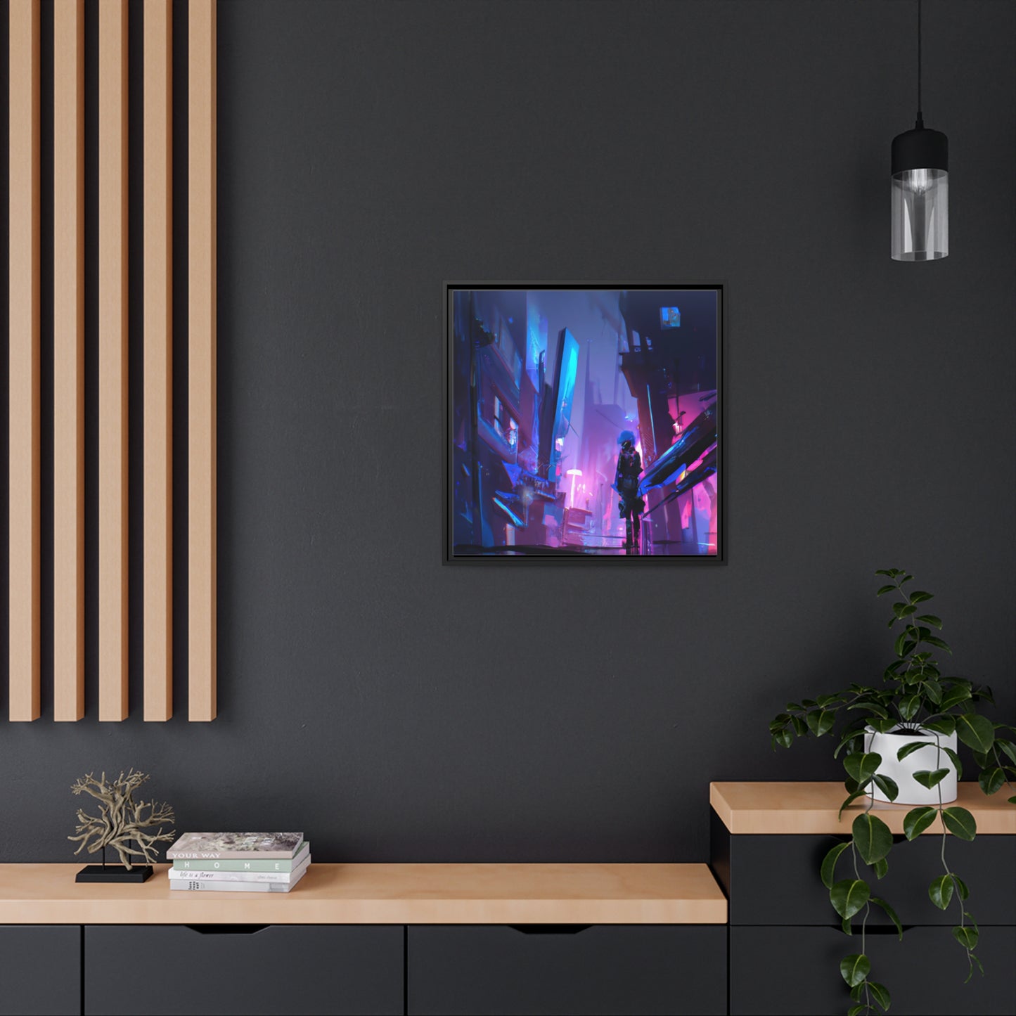 Alexander Blossoming – Gerahmte Leinwand