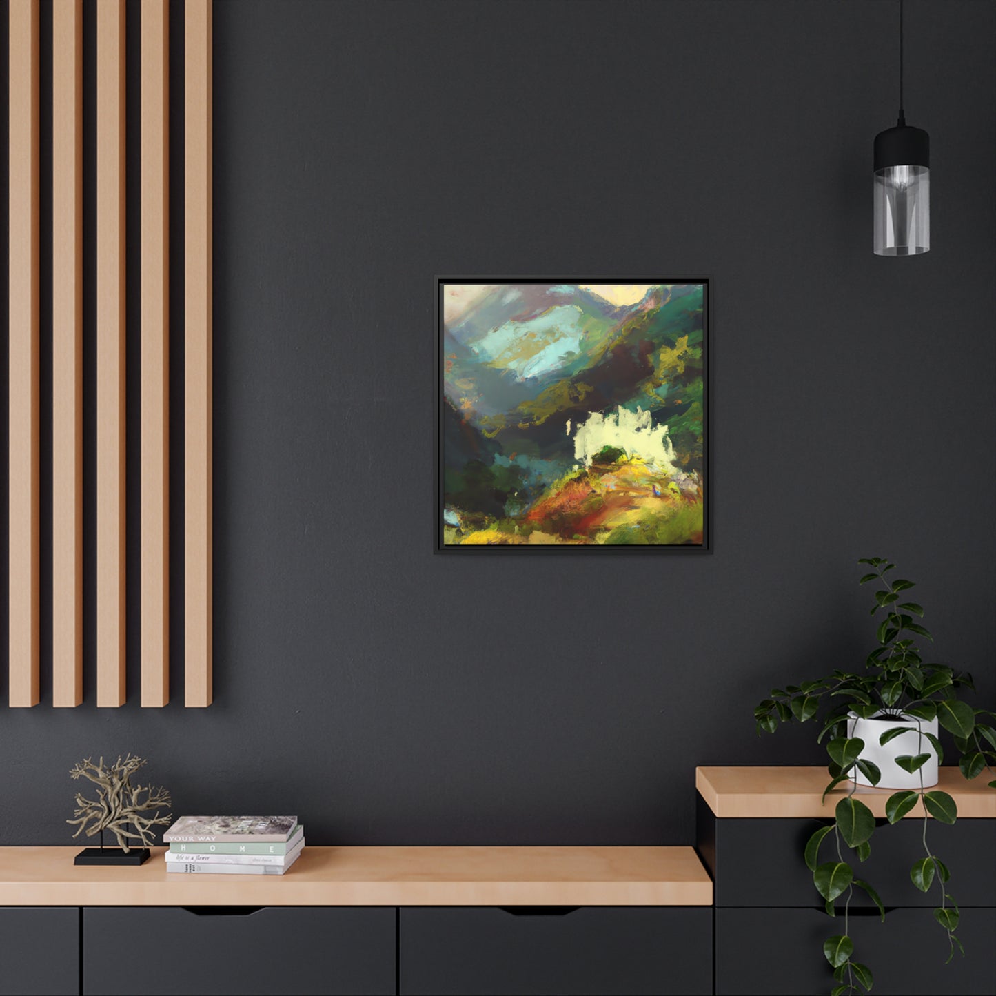 Edwin Turner - Framed Canvas