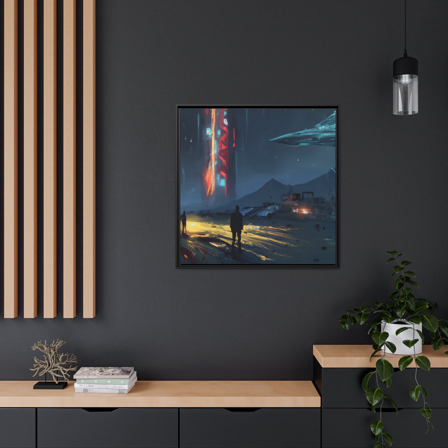 Dorell Covell - Framed Canvas