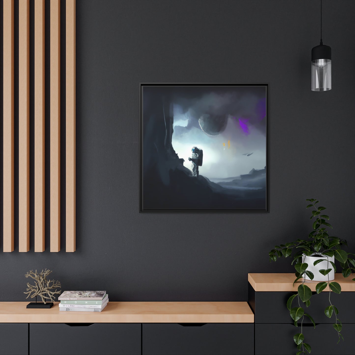 Edwin Forrest Moore - Framed Canvas