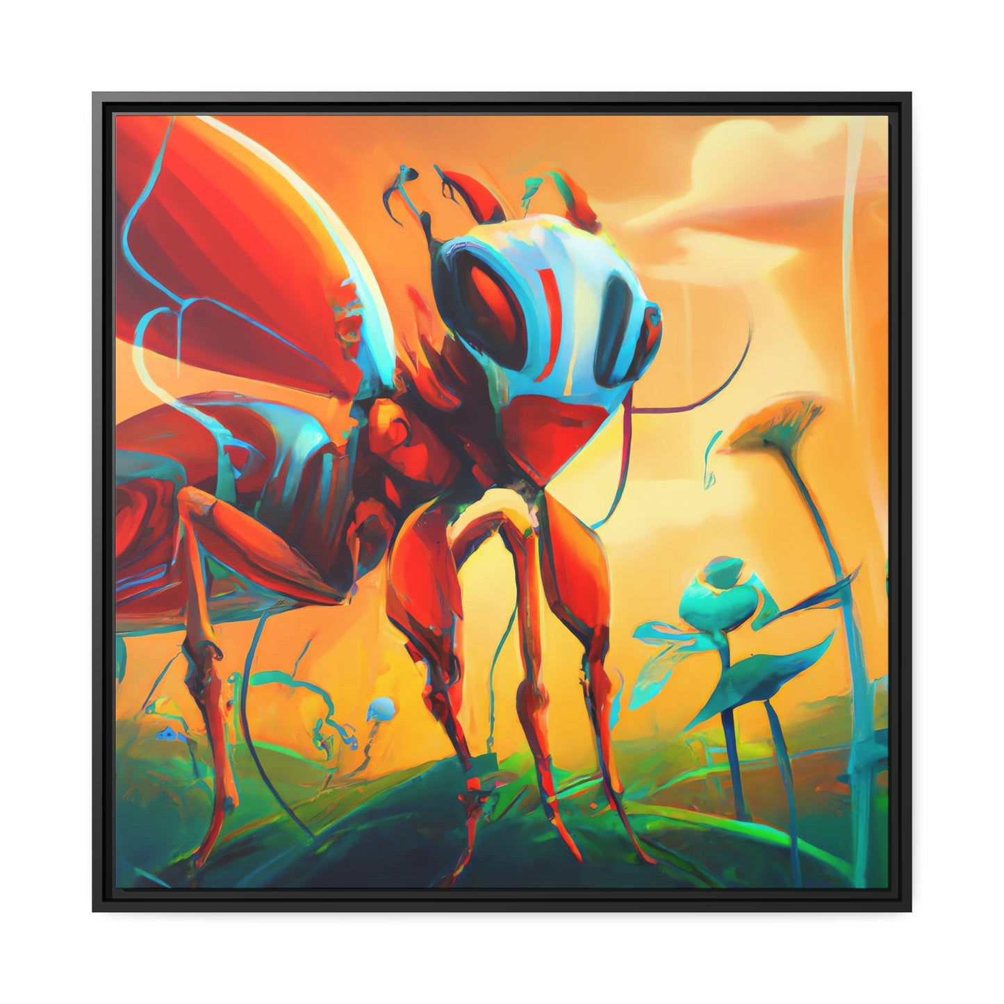 Victor Monet - Framed Canvas