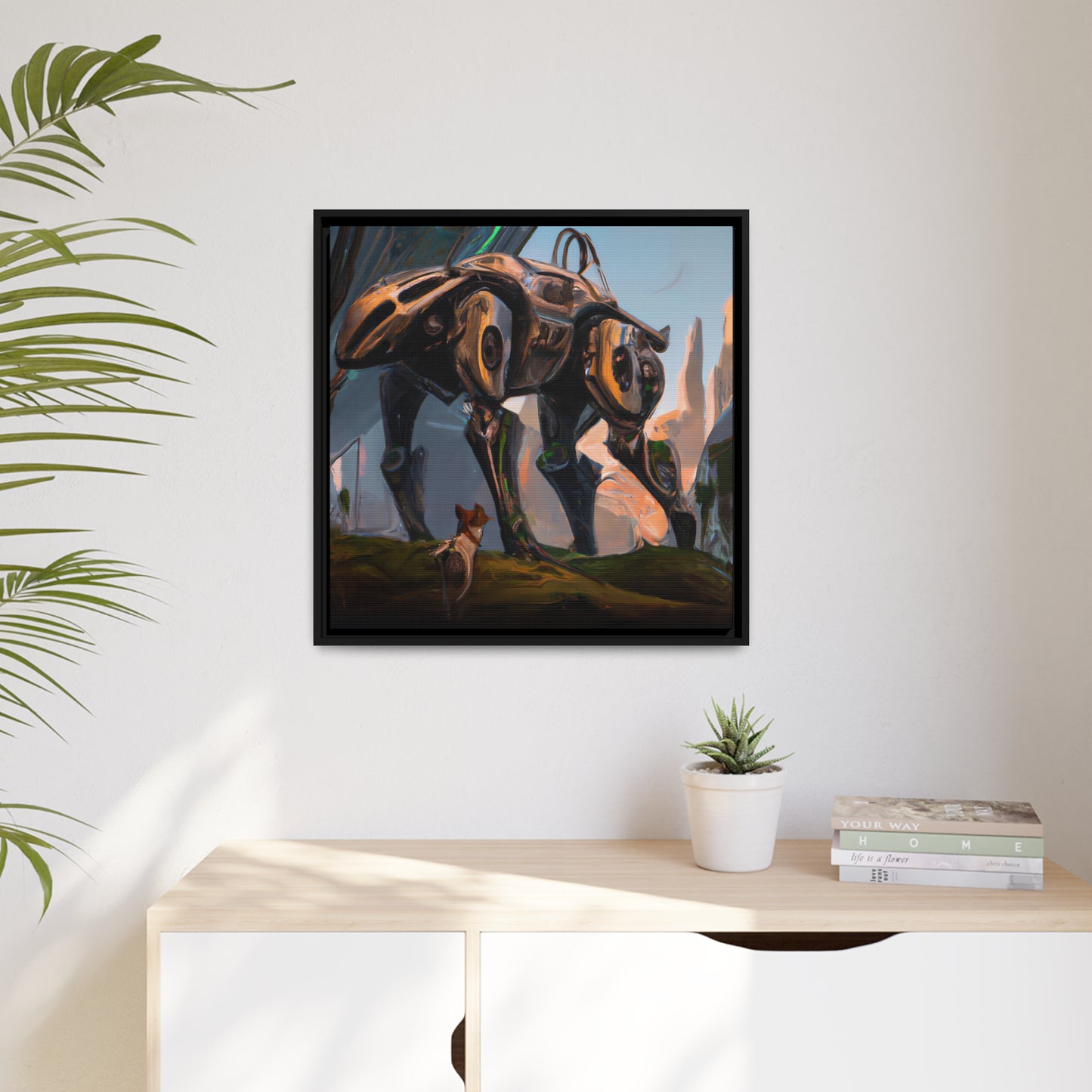 Fynn Veressen – Gerahmte Leinwand