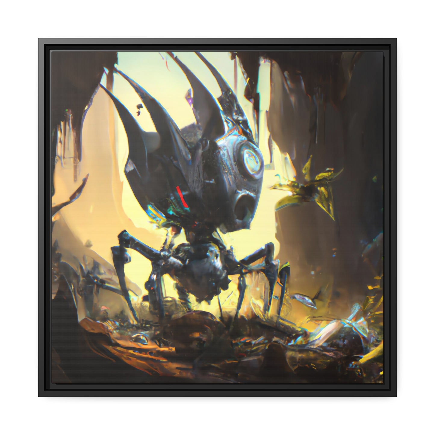 Aurora zSplash - Framed Canvas