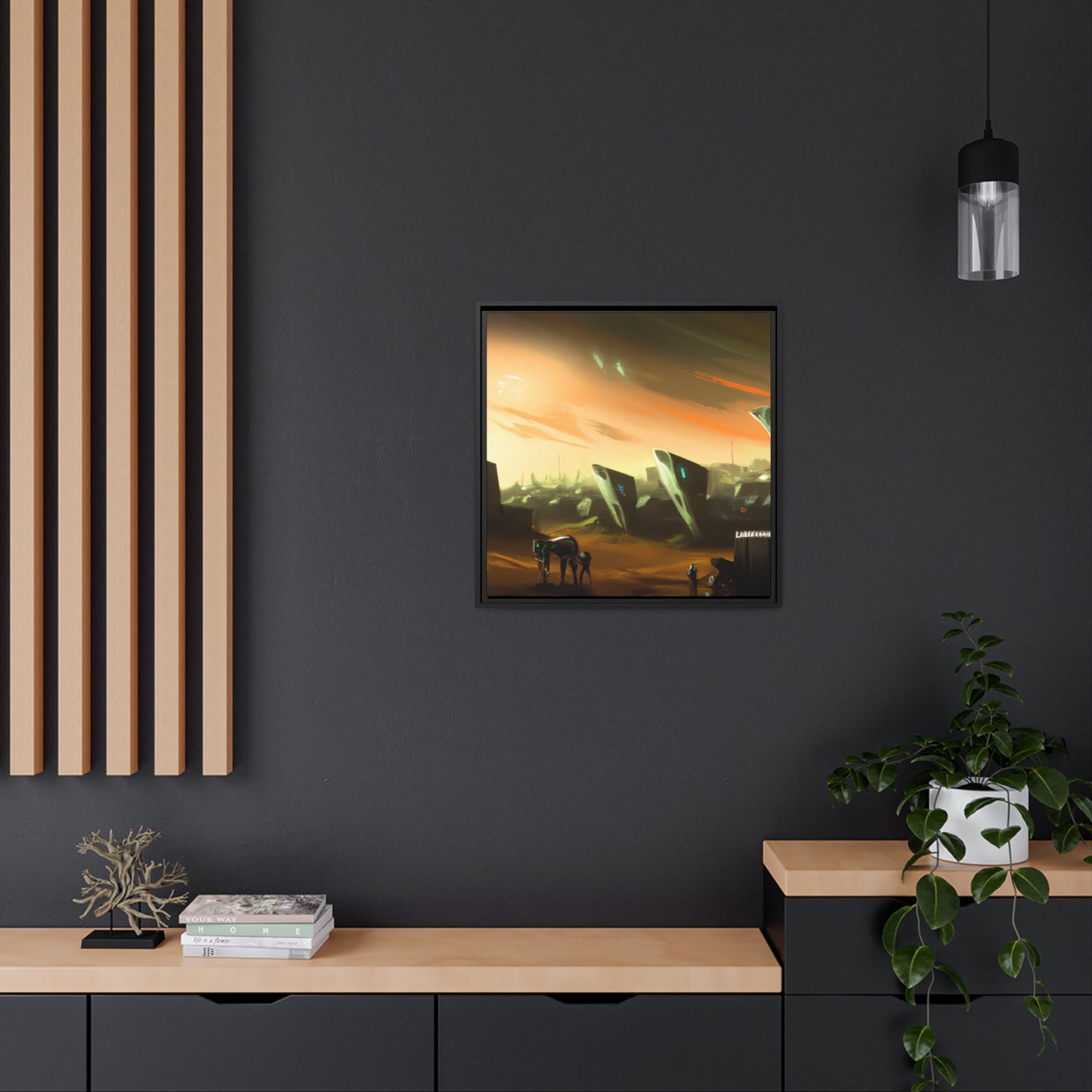 Amalia de la Frescura - Framed Canvas