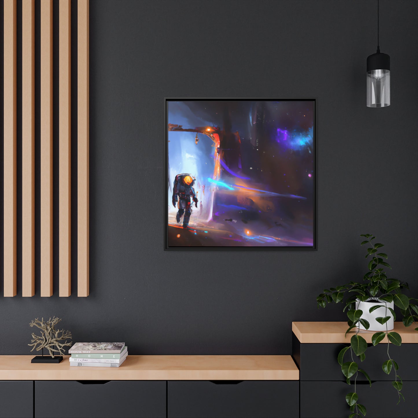 Maxwell Steele – Gerahmte Leinwand