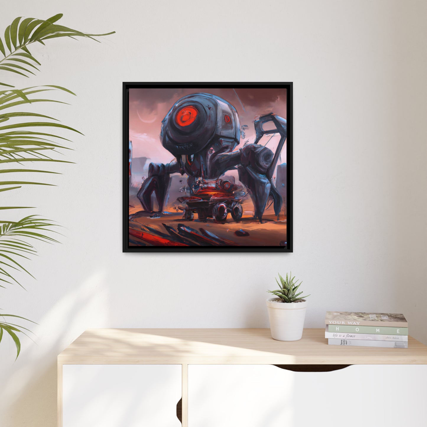 Helmina von Böschenstöcken - Framed Canvas